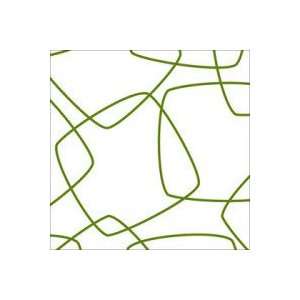  Green Retro Squares Cellophane Roll 24 x 100 Arts, Crafts 