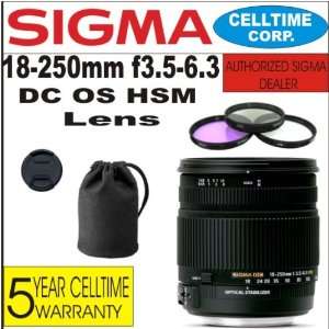  Sigma 18 250mm F3.5 6.3 DC OS HSM Mulitpurpose Lens for 