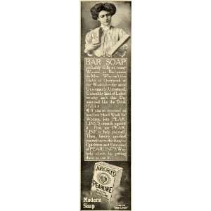  1909 Ad Pearline Bar Soap Washing Women Cleaning Modern 