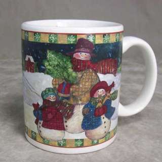 Coffee Mug CIC Susan Winget Snowman Christmas Holiday  