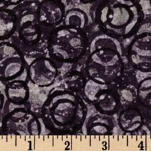  45 Wide Aristas Walk Abstract Raindrops Purple Fabric 