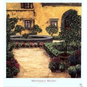  Jardin Toscana Poster by Mantserrat Masdeu (13.00 x 14.00 