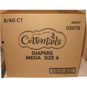  Cottontails Baby Diaper Mega Pack, 120pcs Baby