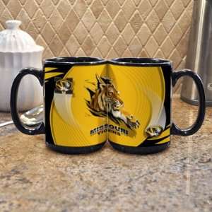   NCAA Missouri Tigers 2 Pack 15oz Black Searle Mug