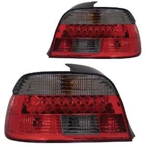  2001 2003 BMW E39 5 Series KS LED Red/Smoke Tail Lights 