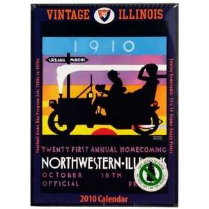 Illinois Fighting Illini Vintage 2010 Football Program Calendar 