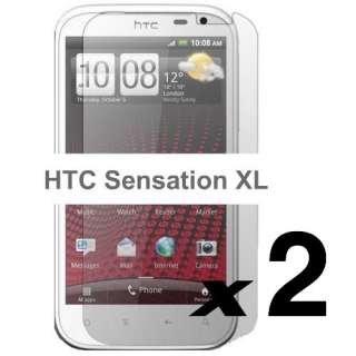   HTC Sensation XL Display Schutzfolie Schutz 2 x Folie Klar Guard Clear
