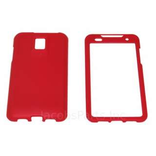 Red Rubberized Hard Case for LG GX2  