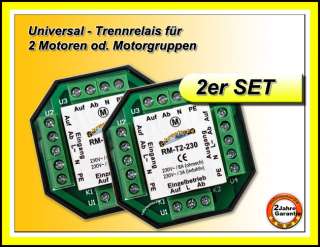 SET rohrmotor24 Steuerrelais RM T2 230