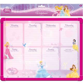 Princess Wochenplaner Kinder Magnettafel Schreibtafel Stundenplaner 