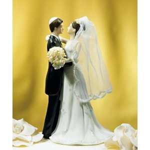  Traditional Jewish Bride & Groom Wedding Cake Topper 