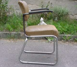 Stahlrohr Stuhl Art Deco Bauhaus Drabert Breuer Linie  