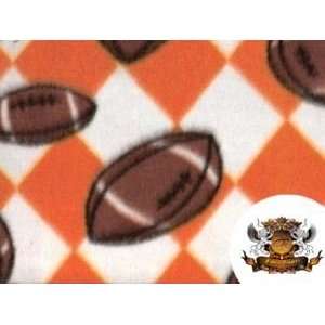   Printed Sports Football Argyle 3 Fabric By the Yard 