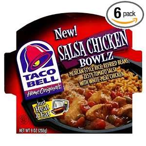 Taco Bell Home Originals Entrees, Salsa Chicken, 9 Ounce Microwavable 