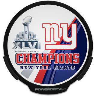   Accessories Rico New York Giants Super Bowl XLVI Champions Power Decal