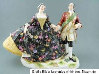 NP12.500€ Figur Liebesgruppe August III. + Maria Josepha Meissen 19 