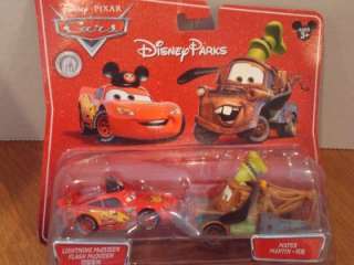 Disney Pixar Cars Disney Parks Exclusive McQueen Mater  
