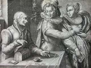 GOLTZIUS,HENDRIK & JAKOB MATHAM KUPFERSTICH UM 1595  