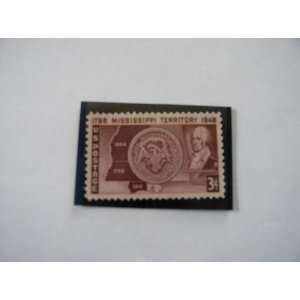  Single $.03 Cent US Postal Stamp, Missippi Territory, 1948 