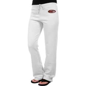 NCAA Elon Phoenix Ladies White Logo Applique Sweatpant   