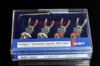 set WBT nextgen Sandwich Spade WBT 0681 Cu copper version 10mm² 