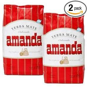 Amanda Yerba Mate 1 Kilo 2 pack  Grocery & Gourmet Food