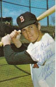 Mike Andrews signed Postcard Autographed Red Sox  