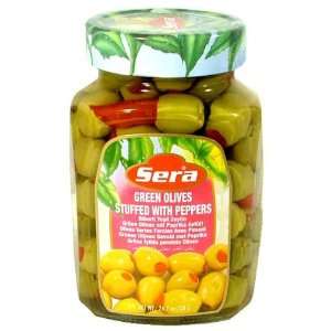 Green Olives with Peppers   24 fl oz (720cc)  Grocery 