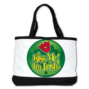  Shoulder Bag Purse (2 Sided) Black Kiss Me Im Irish 