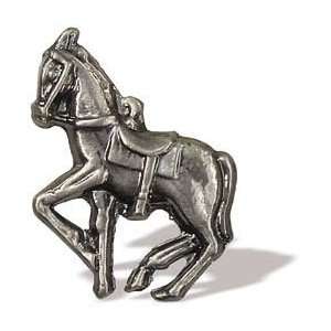 Buck Snort Cabinet Hardware 019 Galloping Horse Knob Side to Side 2 1 