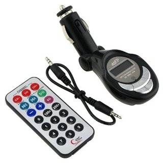 SD/MMC/USB/ Wireless In Car FM Transmitter with Remote (Black)