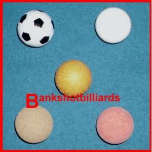  5 Sample Foos Balls w/foosball Selection Report Sports 