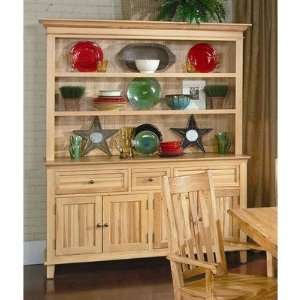  Country Hickory Open Hutch Furniture & Decor