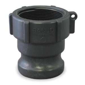    BANJO 400A Male Adapter,4 In, Female Thread,Poly