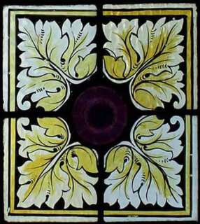 CIRCA 1900 VICTORIAN Stained Glass Window Antique Outstanding Design