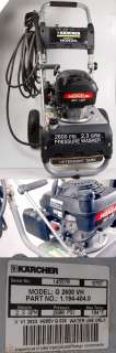 Karcher 2600 PSI Honda Powered 5.5HP Pressure Washer W/ Detergent Tank 