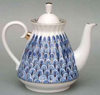 Lomonosov Porcelain Teapot Forget Me Not 5 cups  
