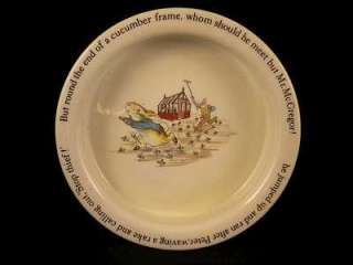 this is a darling peter rabbit child s feeding dish bowl it is a 
