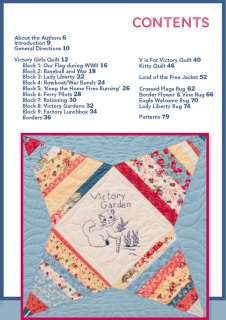  GIRLS Patriotic WWII Quilts & Rugs Hooking Embroidery History NEW BOOK