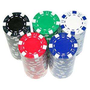 1500 Clay Composite Dice Poker Chips Standard Dice Suite 11.5 Gram 
