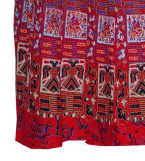 ladies boho gypsy wraparound cotton skirt sarong long  