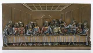 THE LAST SUPPER WALL PLAQUE.JESUS.CHRISTIANITY DÉCOR  