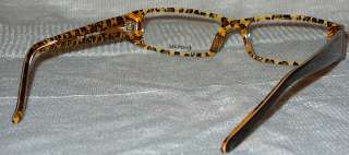 NEW Bebe Get Fresh Tigress Frame Eyeglasses Glasses with Bebe Case 
