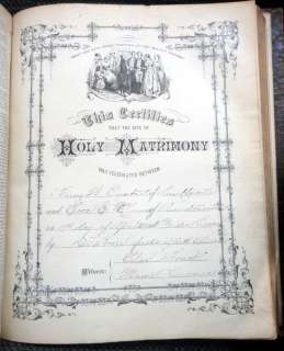 1892 antique EYSTER/MCARNEY HOLY BIBLE arendtsville pa  