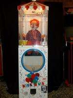 Coin Operated Ziggy Clown Vending MachineArcade Style Collectable 