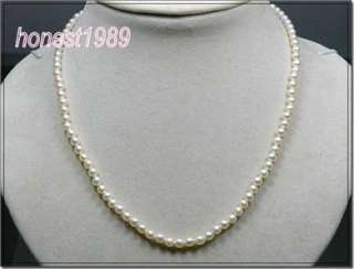 21 3.5mm AAA+ grade white south sea pearl necklace 14k  