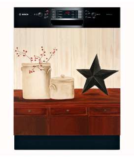 Appliance Art Crocks & Star Dishwasher Cover (Large) Magnet  