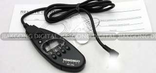 MC 20 Timer Remote Shutter Cord for Nikon D90 D5000 SLR  