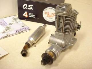 OS MAX .70 SURPASS 4 CYCLE R/C MODEL AIRPLANE ENGINE * VERY GOOD 