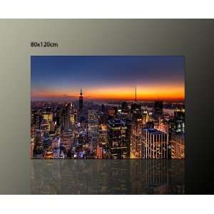 Moderne Bilder Wohnzimmer (new_york_skyline_80x120cm) New York als 